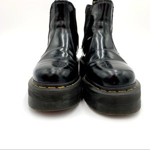 Dr. Martens Polished Smooth Platform Chelsea Boots